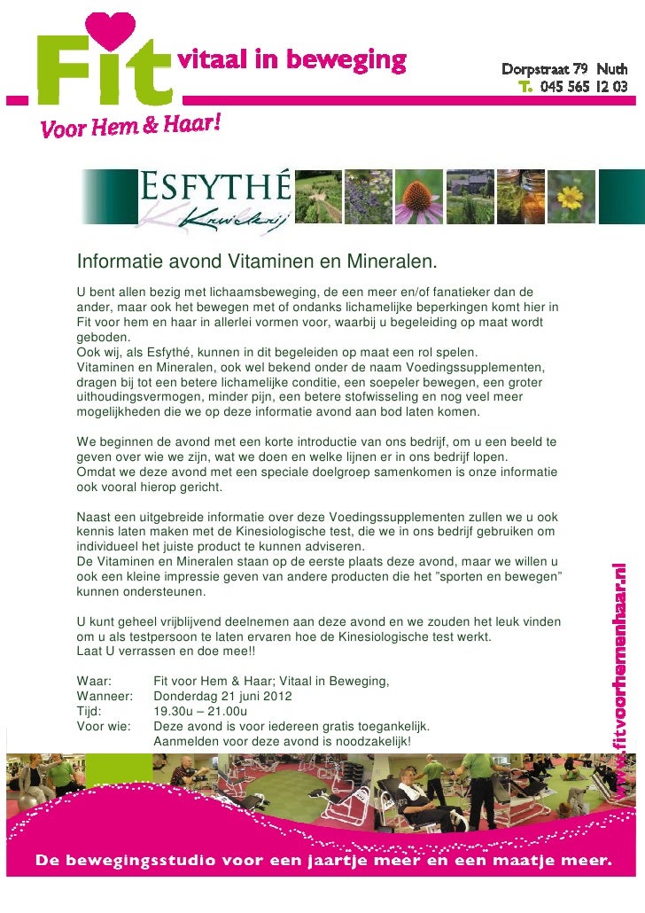 vitaminen en mineralen laten testen vitaminen en mineralen laten testen